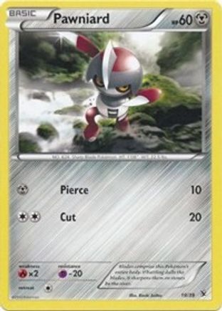 Pawniard 019  Kalos Starter Set