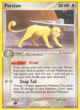 Persian 050/113 - Reverse Holofoil Delta Species