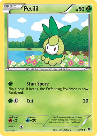 Petilil 013/98  - Reverse Holofoil Emerging Powers