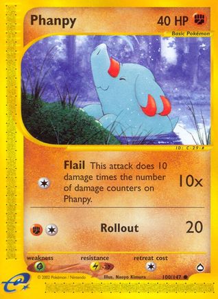 Phanpy 100/147 - Reverse Holofoil Aquapolis