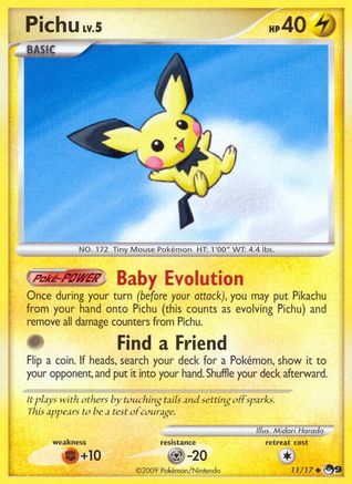 Pichu 011  POP Series 9