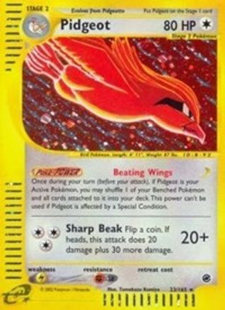 Pidgeot 023/165 - Holofoil Expedition