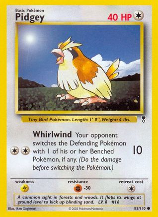 Pidgey 085/110 - Reverse Holofoil Legendary Collection