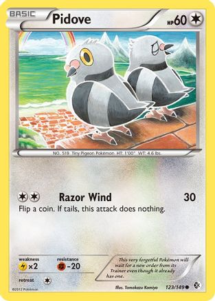 Pidove 123/149  - Reverse Holofoil Boundaries Crossed