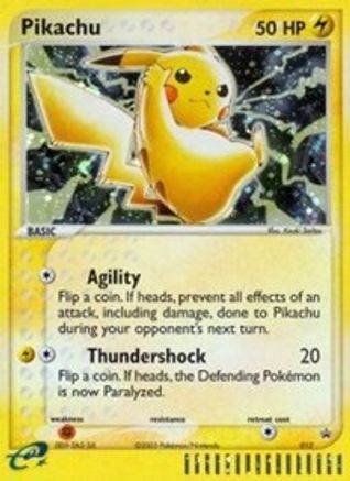 Pikachu (EX Series Collector's Tin) 012  - Holofoil Nintendo Promos