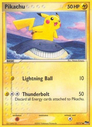 Pikachu 012/017  - Holofoil POP Series 5
