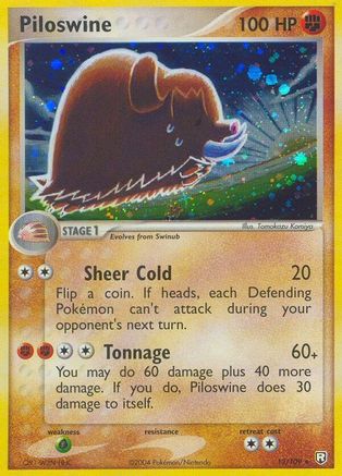 Piloswine 013/109 - Holofoil Team Rocket Returns