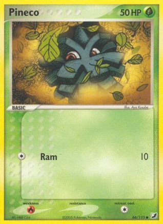 Pineco 066/115 - Reverse Holofoil Unseen Forces
