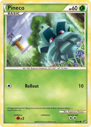 Pineco 062/90 - Reverse Holofoil Undaunted