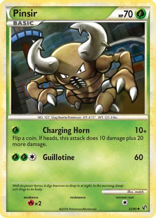 Pinsir 032/90  - Reverse Holofoil Undaunted