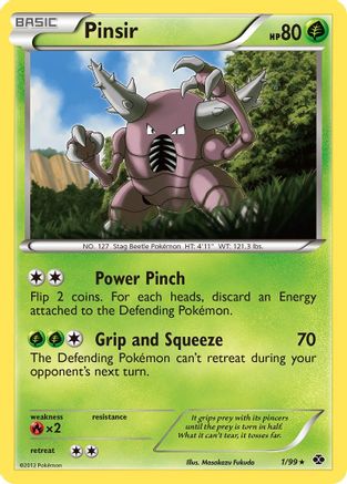 Pinsir 001/99  - Reverse Holofoil Next Destinies