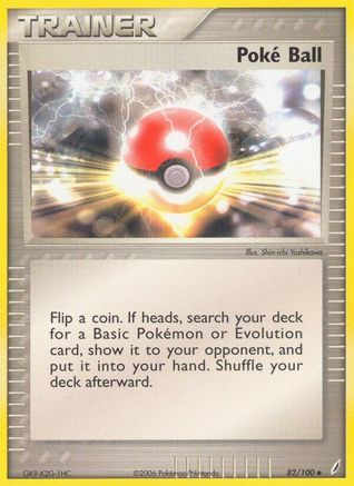 Poke Ball 082/100 - Reverse Holofoil Crystal Guardians