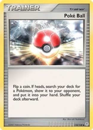 Poke Ball 110/130  - Reverse Holofoil Diamond and Pearl