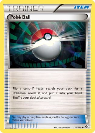 Poke Ball 131/149  - Reverse Holofoil Boundaries Crossed