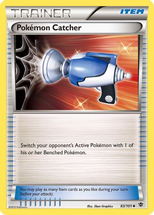 Pokemon Catcher 083/101  - Reverse Holofoil Plasma Blast