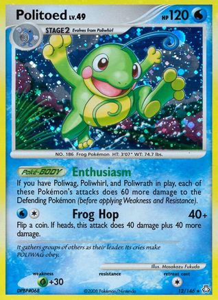 Politoed 012/146  - Holofoil Legends Awakened