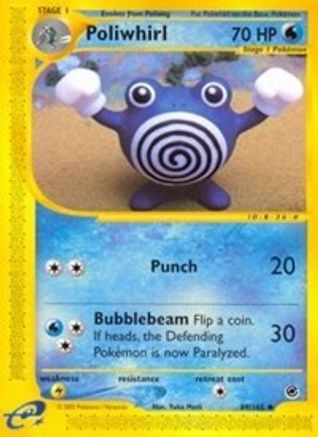 Poliwhirl 089/165 - Reverse Holofoil Expedition