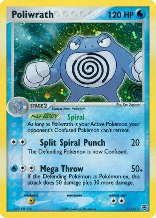 Poliwrath 011/112 - Reverse Holofoil FireRed & LeafGreen