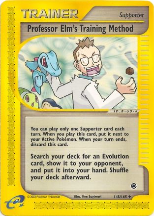 Professor Elm's Training Method 148/165 - Reverse Holofoil Expedition