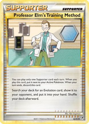 Professor Elm's Training Method 082/95  - Reverse Holofoil Call of Legends