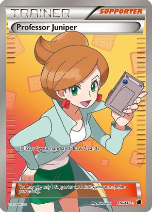 Professor Juniper (Full Art) 116/116 - Holofoil Plasma Freeze