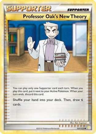 Professor Oak's New Theory 101/123  HeartGold SoulSilver