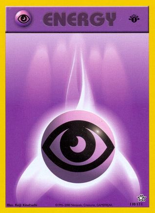 Psychic Energy 110/111 - 1st Edition Neo Genesis