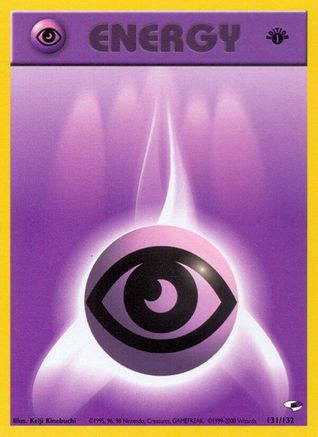 Psychic Energy 131/132 - 1st Edition Gym Heroes