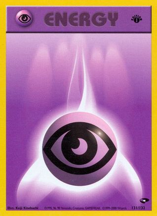 Psychic Energy 131/132 - 1st Edition Gym Challenge