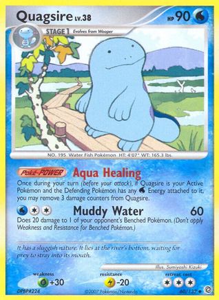 Quagsire 060/132  - Reverse Holofoil Secret Wonders