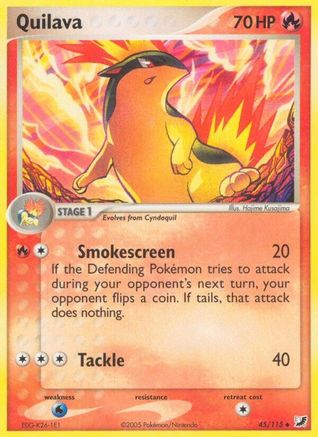 Quilava 045/115 - Reverse Holofoil Unseen Forces