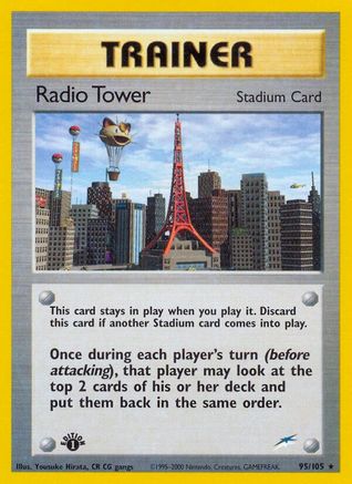 Radio Tower 095/105 - 1st Edition Neo Destiny