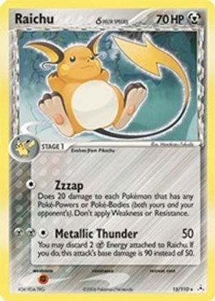 Raichu (Delta Species) 015/110 - Holofoil Holon Phantoms
