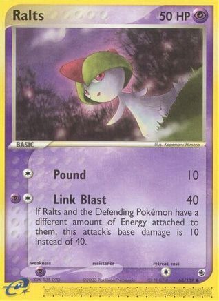 Ralts - 68/109/109 - Reverse Holofoil Ruby and Sapphire