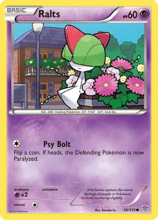 Ralts 059/135  - Reverse Holofoil Plasma Storm