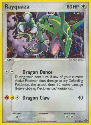 Rayquaza 009/106 - Holofoil Emerald