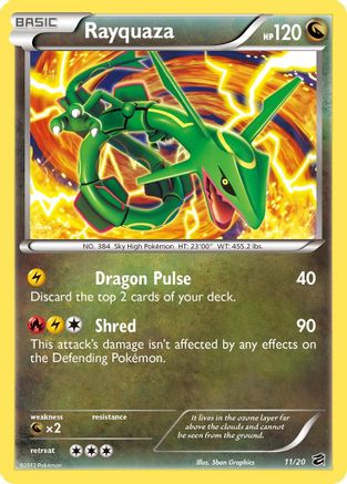 Rayquaza 011/20  - Holofoil Dragon Vault