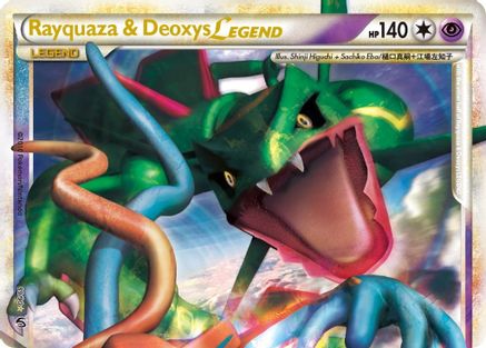 Rayquaza & Deoxys Legend (Top) 089/90  - Holofoil Undaunted
