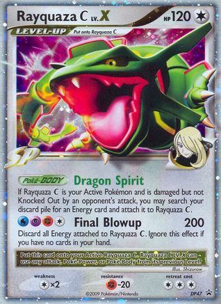 Rayquaza C LV.X DP47  - Holofoil Diamond and Pearl Promos