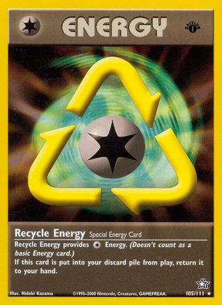 Recycle Energy 105/111 - 1st Edition Neo Genesis