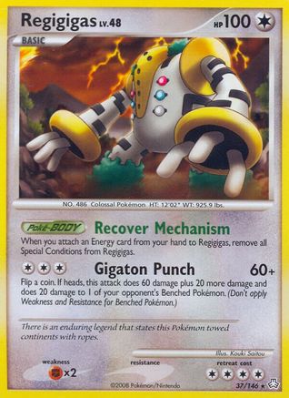 Regigigas 037/146  - Reverse Holofoil Legends Awakened