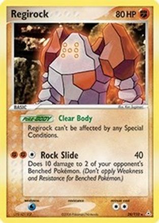 Regirock 028/110 - Reverse Holofoil Holon Phantoms