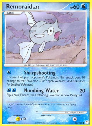 Remoraid 095/123  - Reverse Holofoil Mysterious Treasures