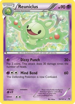 Reuniclus 053/101  - Reverse Holofoil Noble Victories