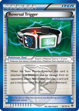 Reversal Trigger (Team Plasma) 086/101  - Reverse Holofoil Plasma Blast