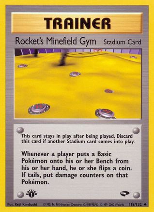 Rocket's Minefield Gym 119 - 1st Edition Gym Challenge