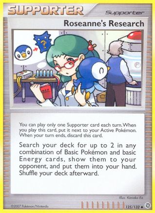 Roseanne's Research 125/132  - Reverse Holofoil Secret Wonders