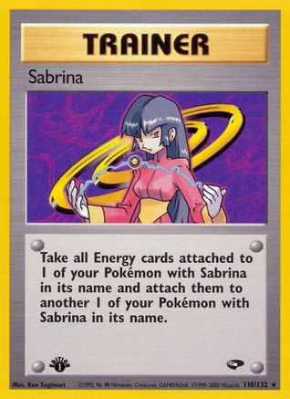 Sabrina 110/132 - 1st Edition Gym Challenge