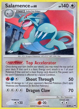 Salamence 008/99  - Reverse Holofoil Arceus