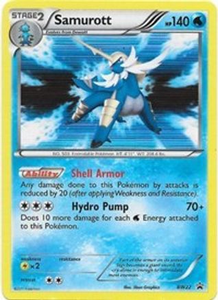 Samurott BW22  - Holofoil Black and White Promos
